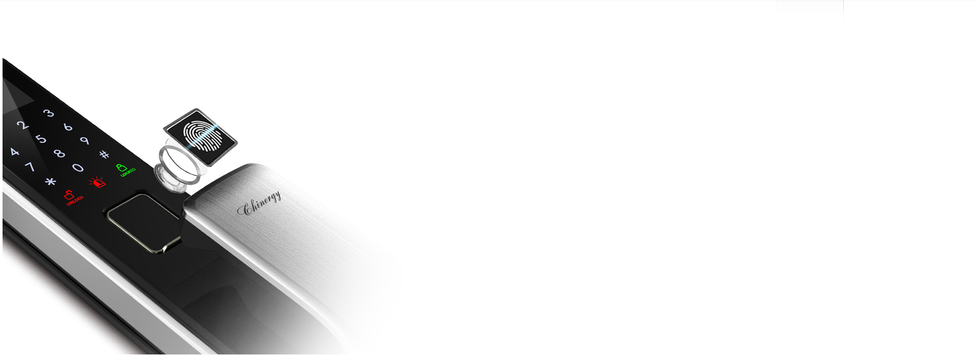 靈活迅速的指紋識(shí)別 正泰智能鎖LOCK...