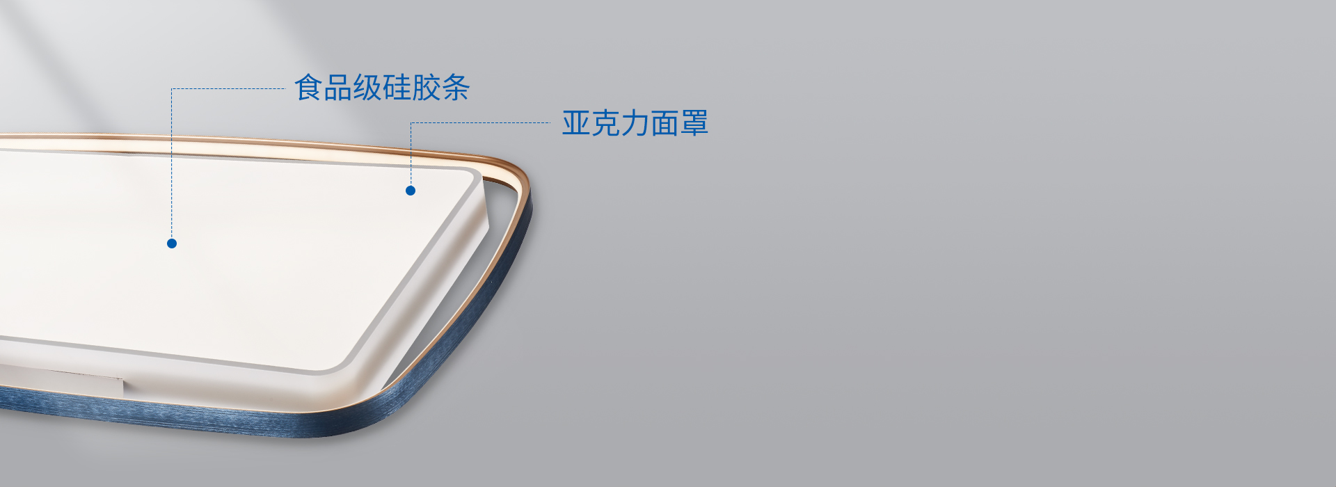 光學面罩，透出柔和好光線 亞克力材質的...