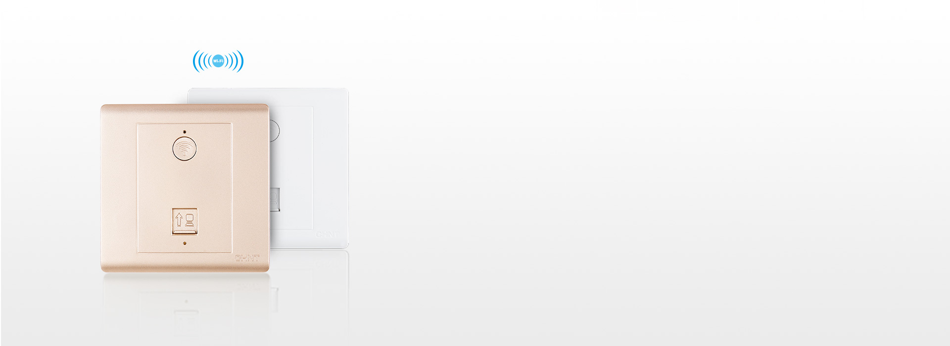 入墻式安裝，精致又美觀 采用86型面板...