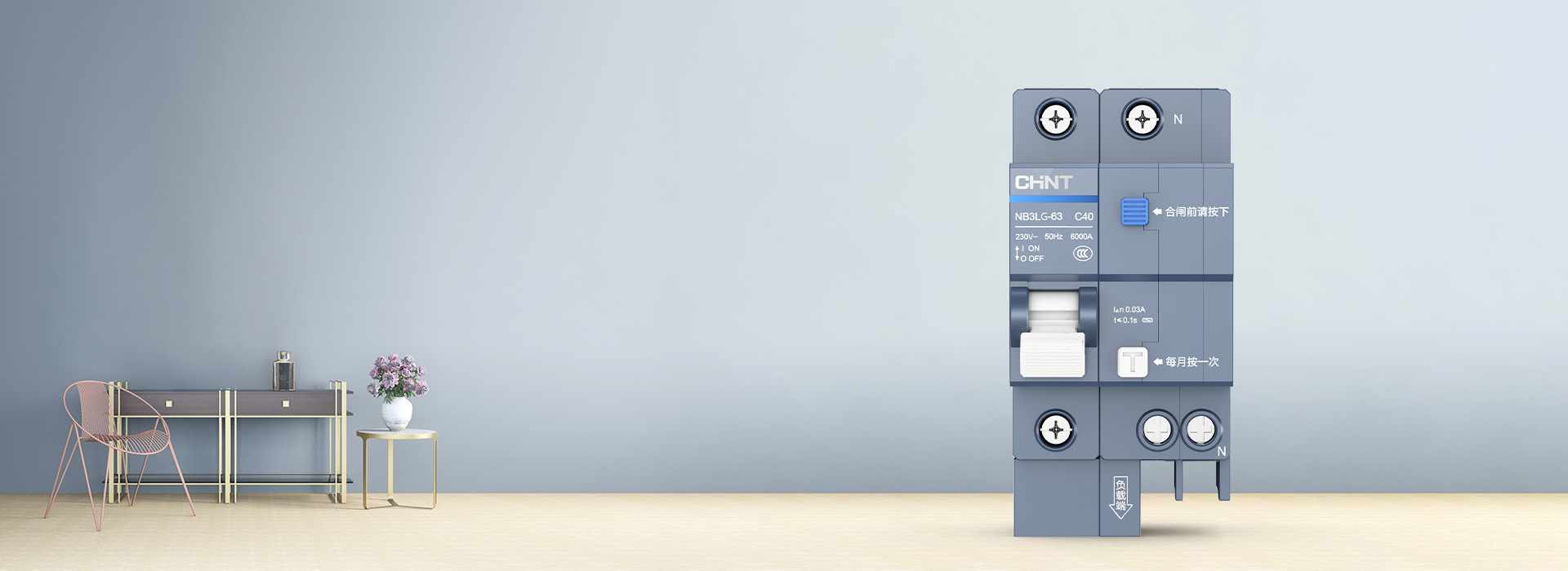 泰極帶過壓漏電保護(hù)器NB3LG-63 ...