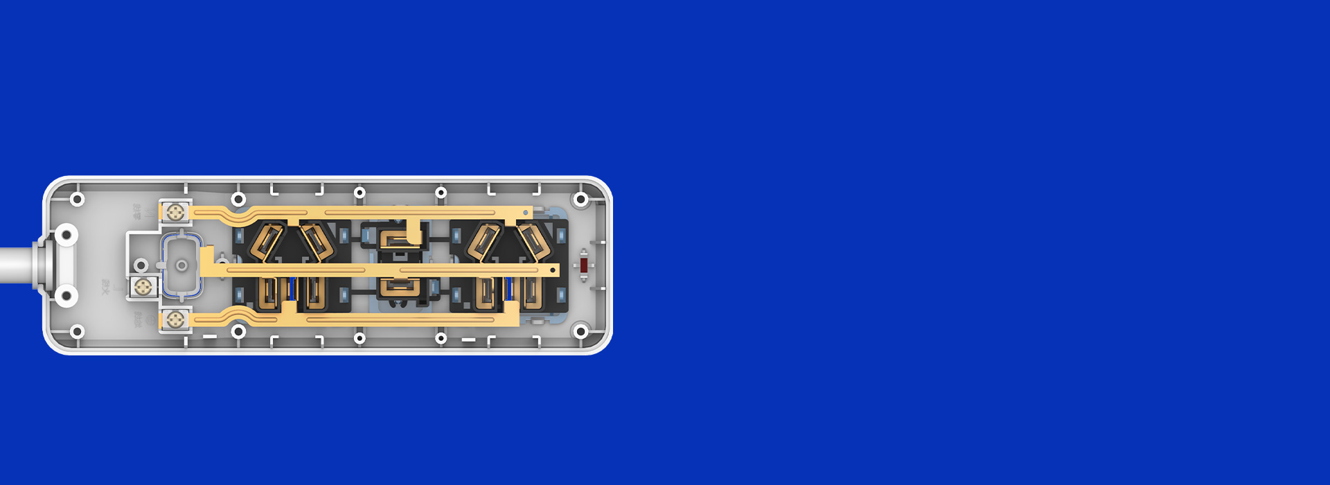 一體化高精銅條 導(dǎo)電性好，電流傳輸平穩(wěn)...