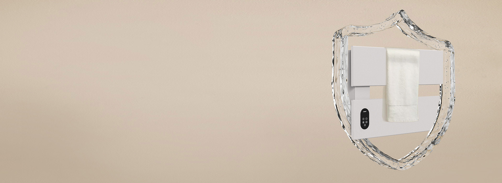 IPX4級可靠防水，濕毛巾隨用隨放 強...