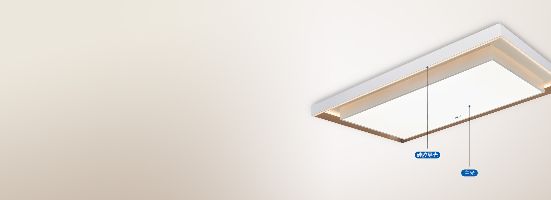 層次感唯美光線 雙層硅膠導光帶，搭配主...