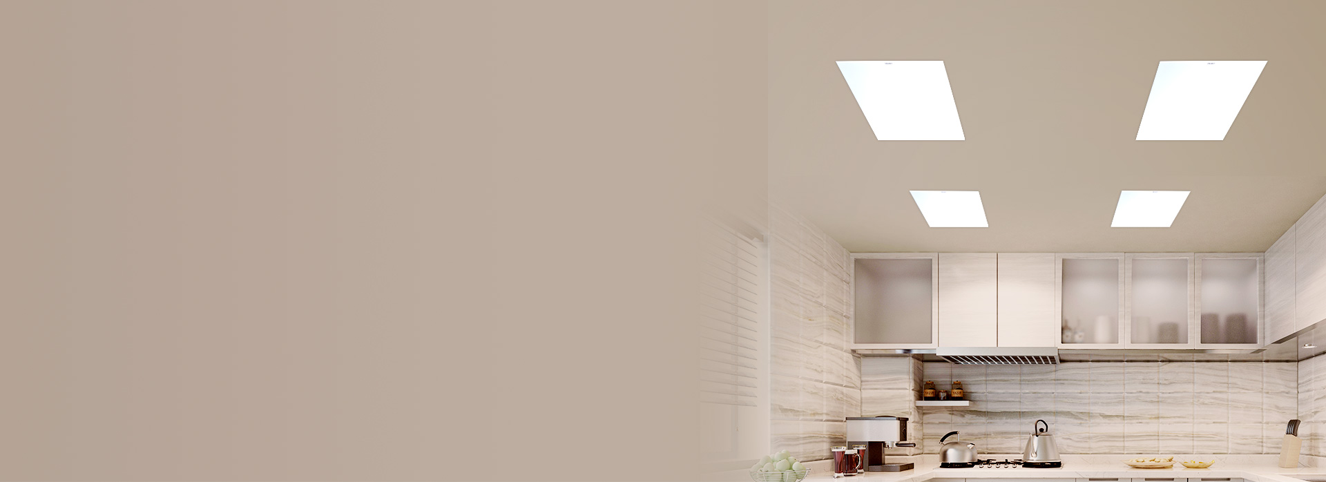 吊頂更整潔美觀 燈具發(fā)光面與吊頂齊平，...