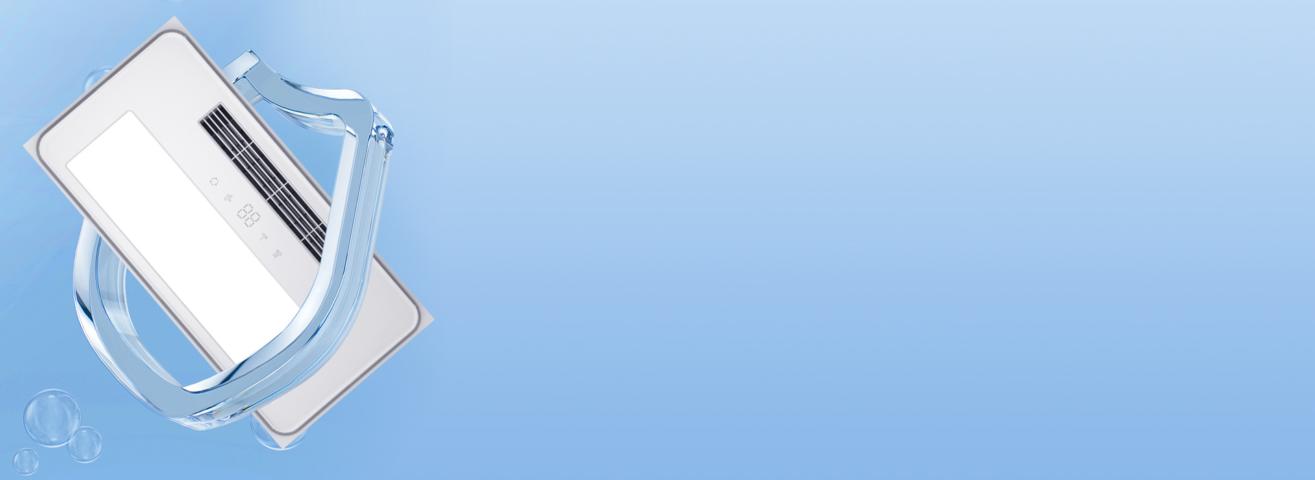 嚴密防水，安心沐浴 取暖換氣采用雙核塑...