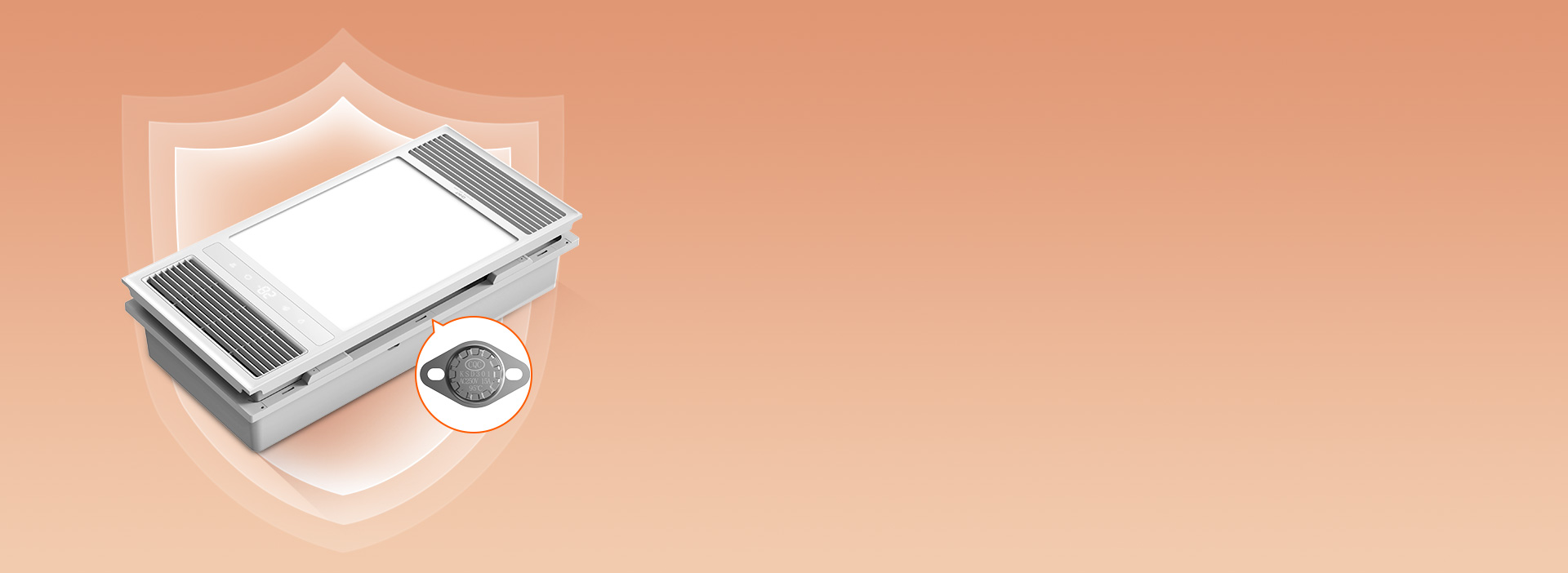 過(guò)熱保護(hù)，為安全加一道屏障 內(nèi)置95°...