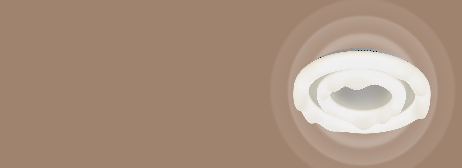 360°環繞發光 燈罩外側環形發光，光...