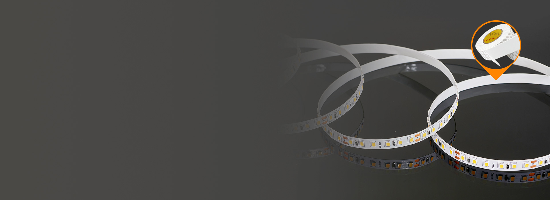 自帶背膠，安裝方便 裸板燈帶，自帶強(qiáng)力...