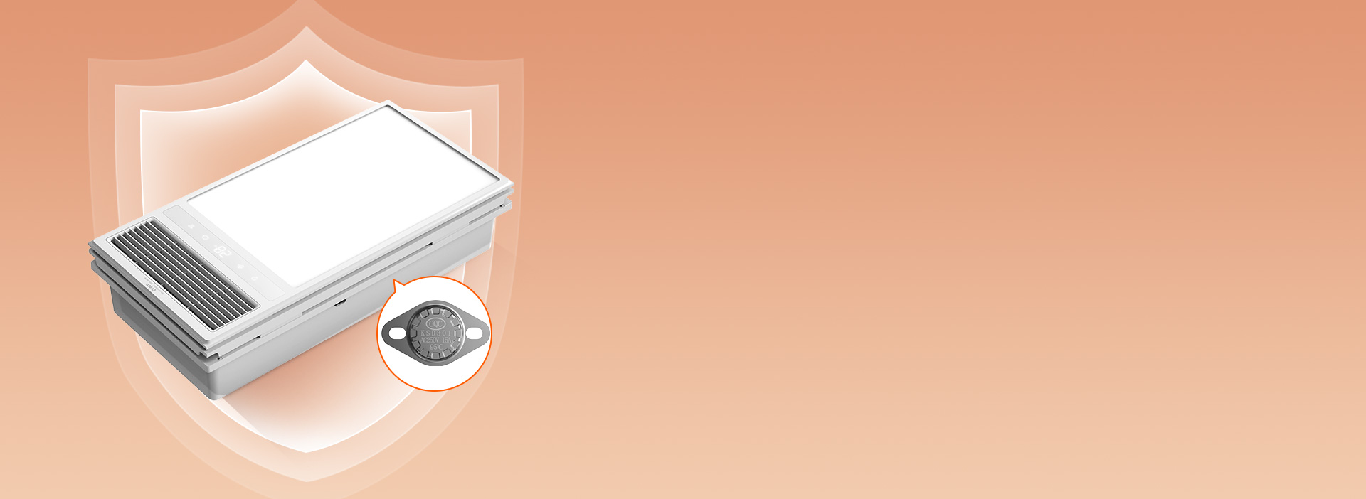 過熱保護 內(nèi)置95℃自復(fù)位溫控器，如果...